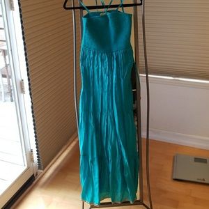 Turquoise Maeve strapless dress size small